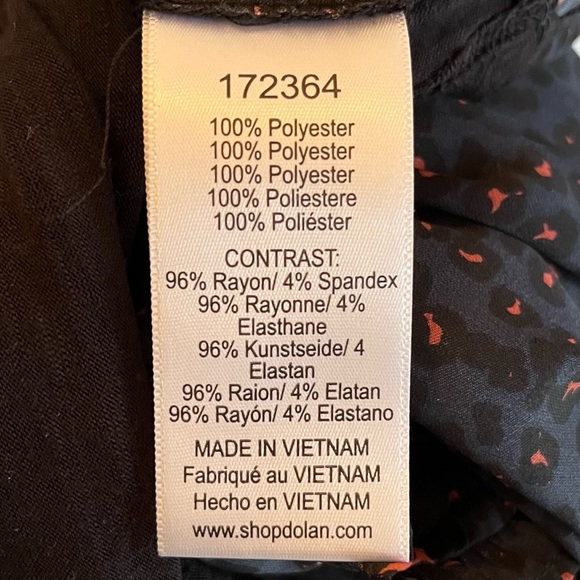 •Anthropologie Dolan• Marilyn Leopard Print Long Sleeve Blouse - Size Small - Picture 8 of 10